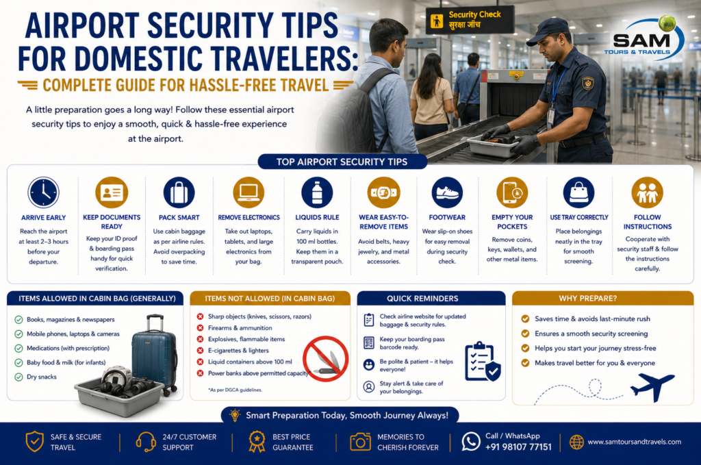 Airport Security Tips for Domestic Travelers