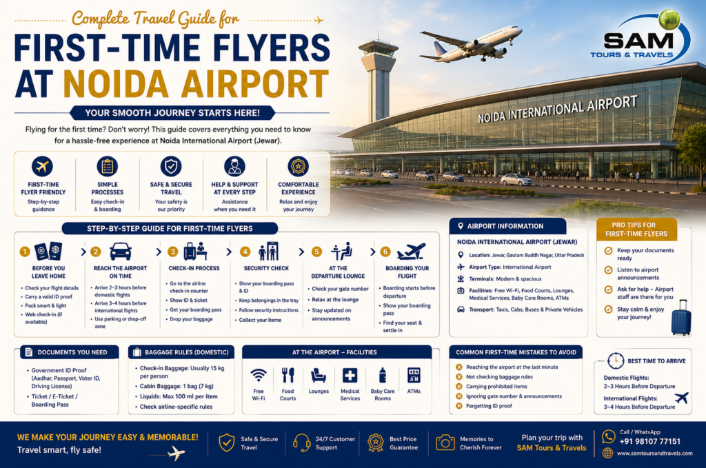 Complete Travel Guide for First-Time Flyers at Noida Airport